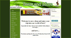 Desktop Screenshot of beersandmore.com